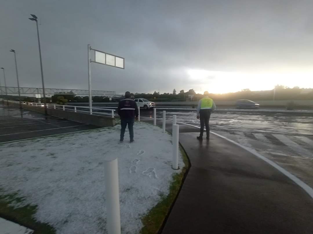 La Coordinación Estatal de Protección Civil evalúa afectaciones por fuerte lluvia y granizada atípica en Tlaxcala